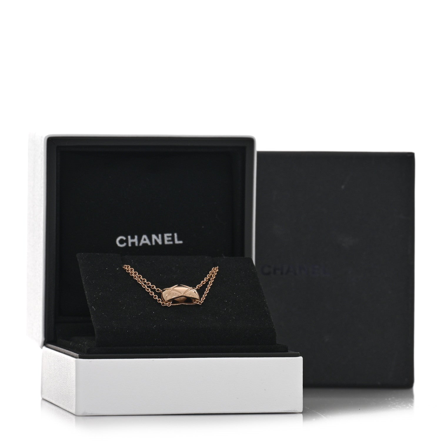 Chanel 18K Beige Gold Coco Crush Pendant Necklace 6 of 6