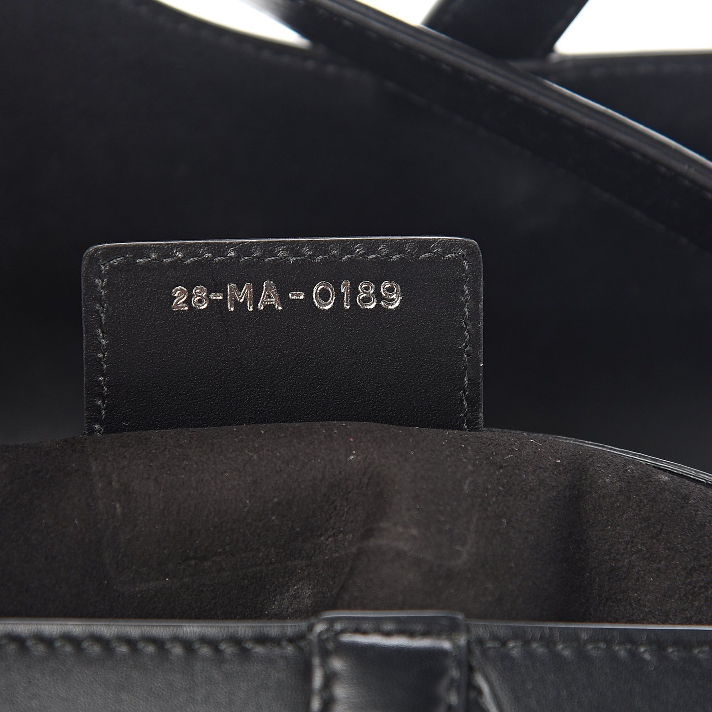 Calfskin Saddle Bag Black