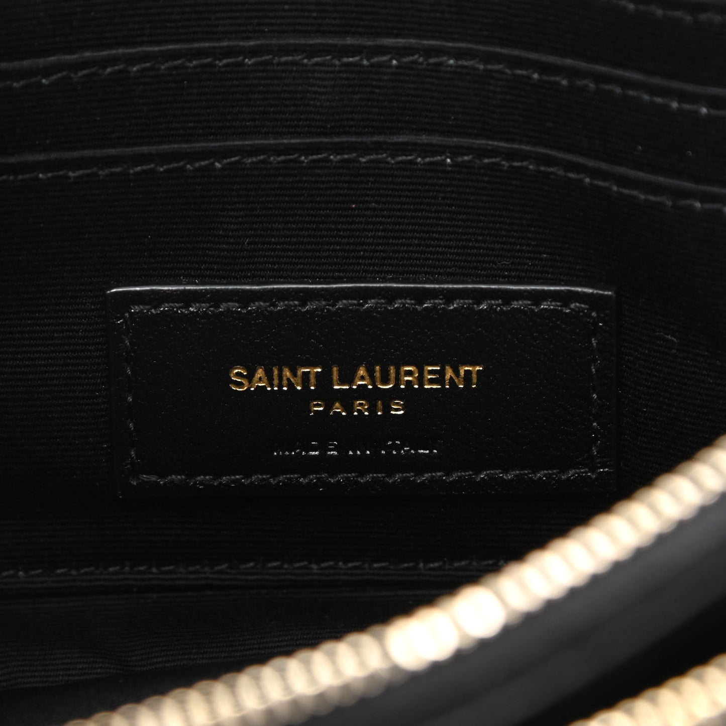 Grained Lambskin Quilted Mini Becky Double Zip Bag Black