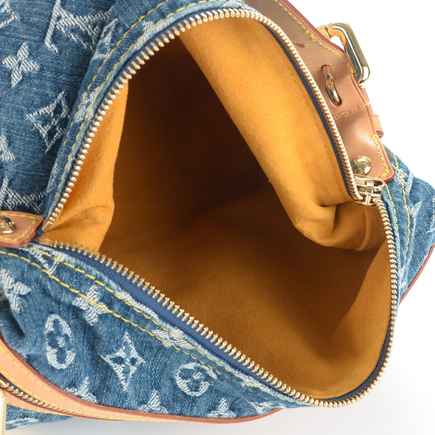 Monogram Denim Baggy PM Blue