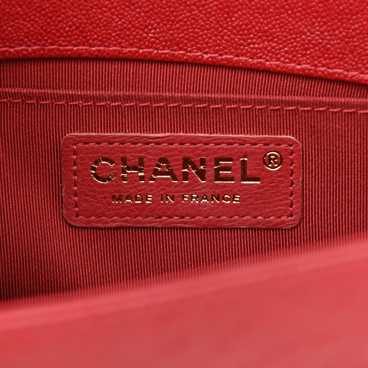 Chanel Caviar Quilted Small Boy Flap Red 6 of 11