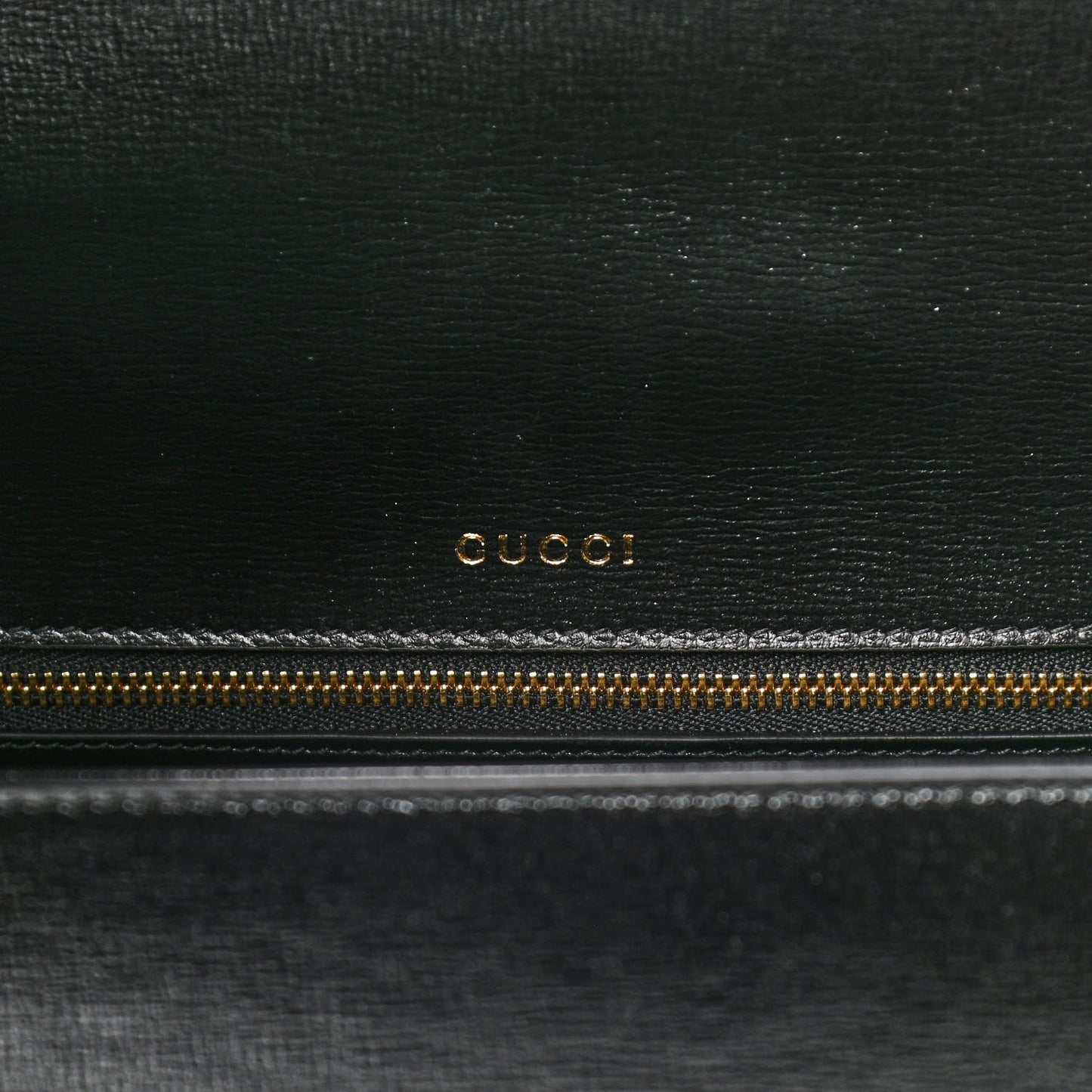 Textured Calfskin Medium Torchon GG Ring Shoulder Bag Black