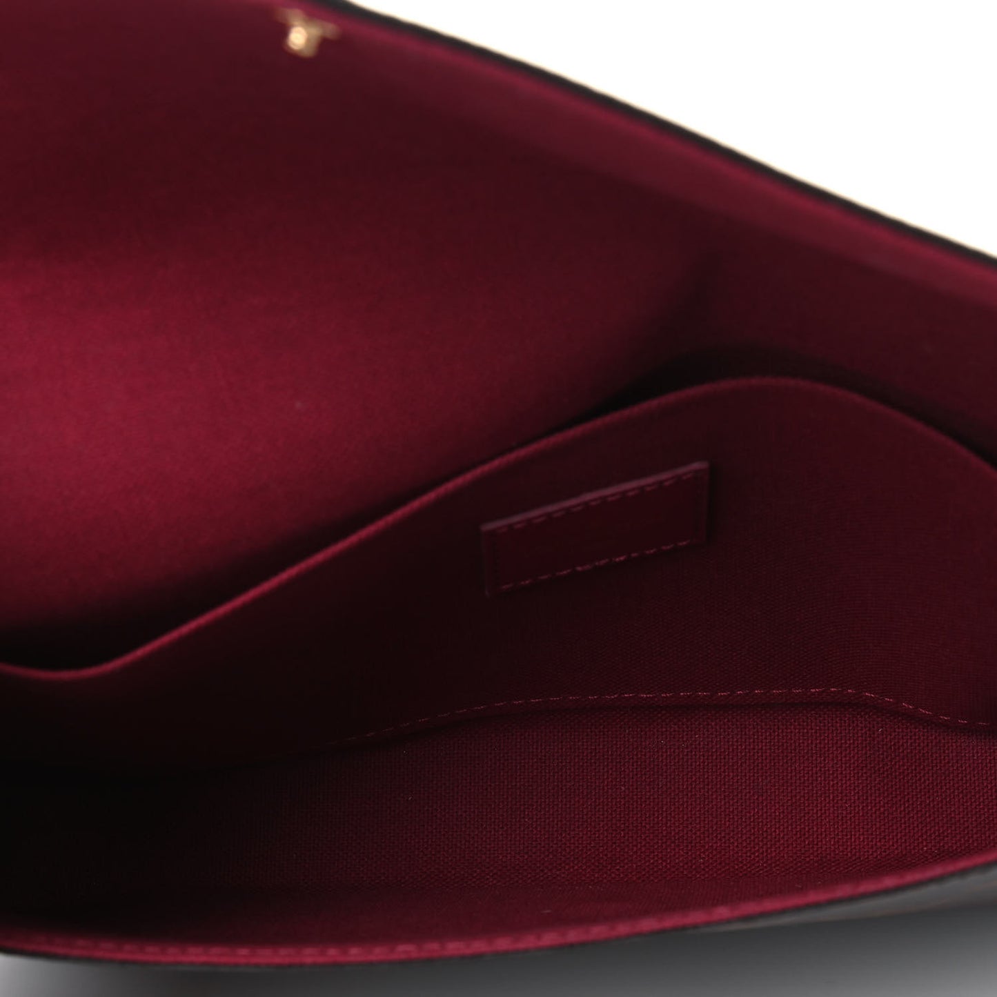 Monogram Pochette Felicie Chain Wallet Fuchsia