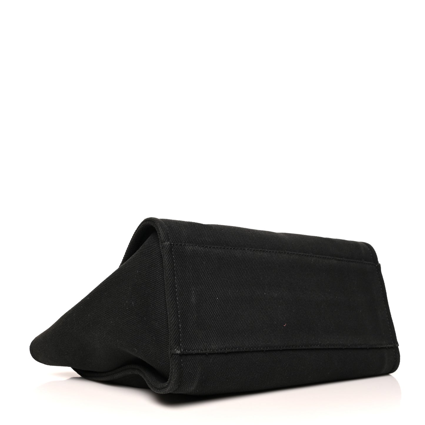 Canvas Pearl Medium Deauville Tote Black