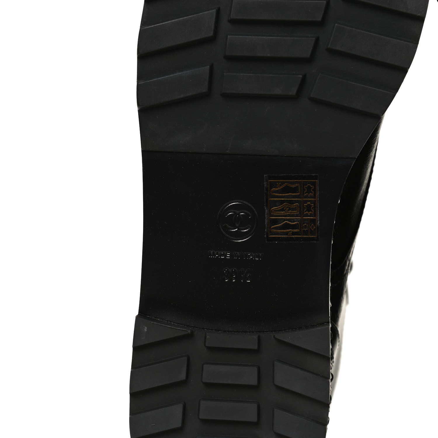 Chanel Crackled Calfskin Velvet Pearl Combat Short Boots 39.5 Black 8 of 11