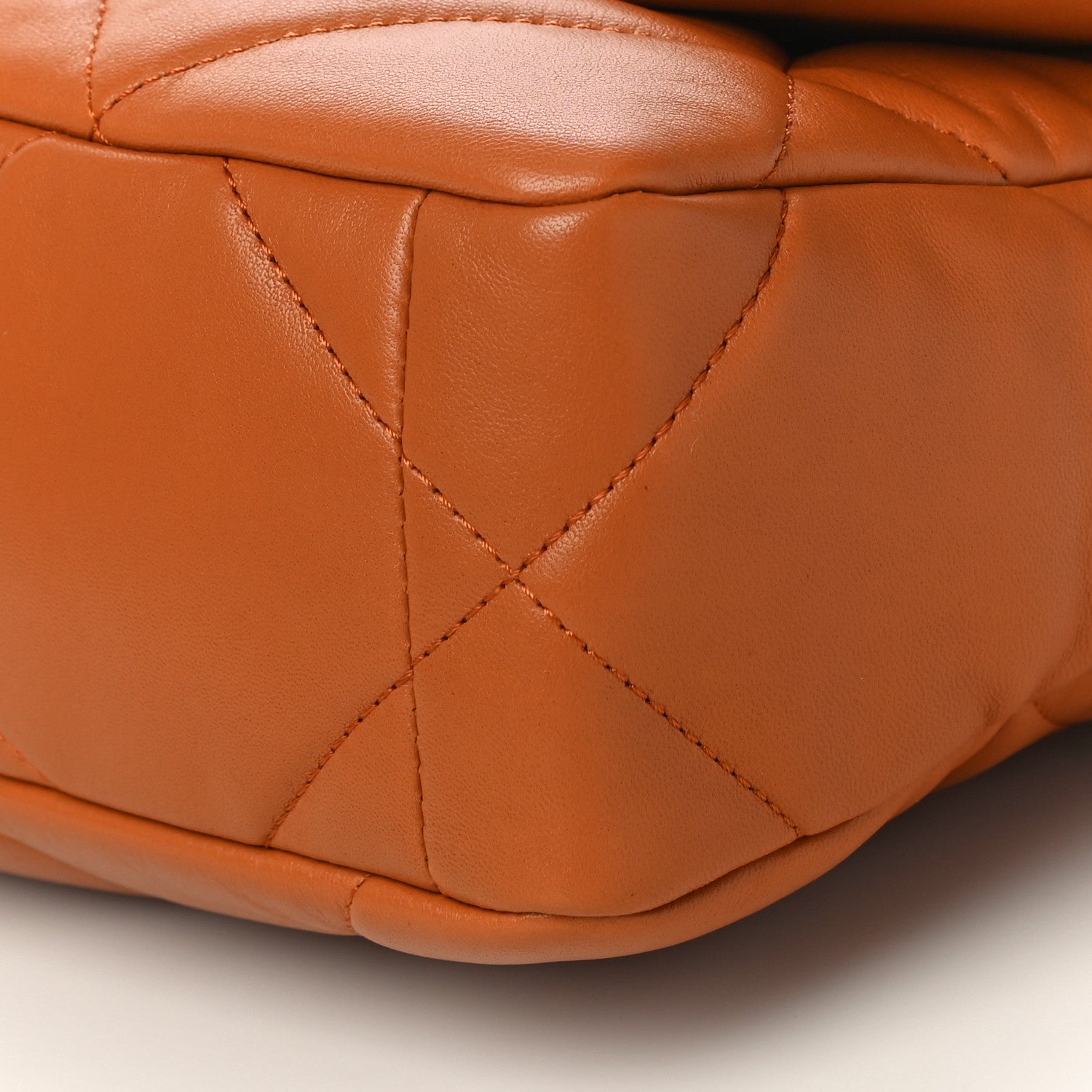 Chanel Lambskin Quilted Medium Chanel 19 Flap Light Brown 10 of 11