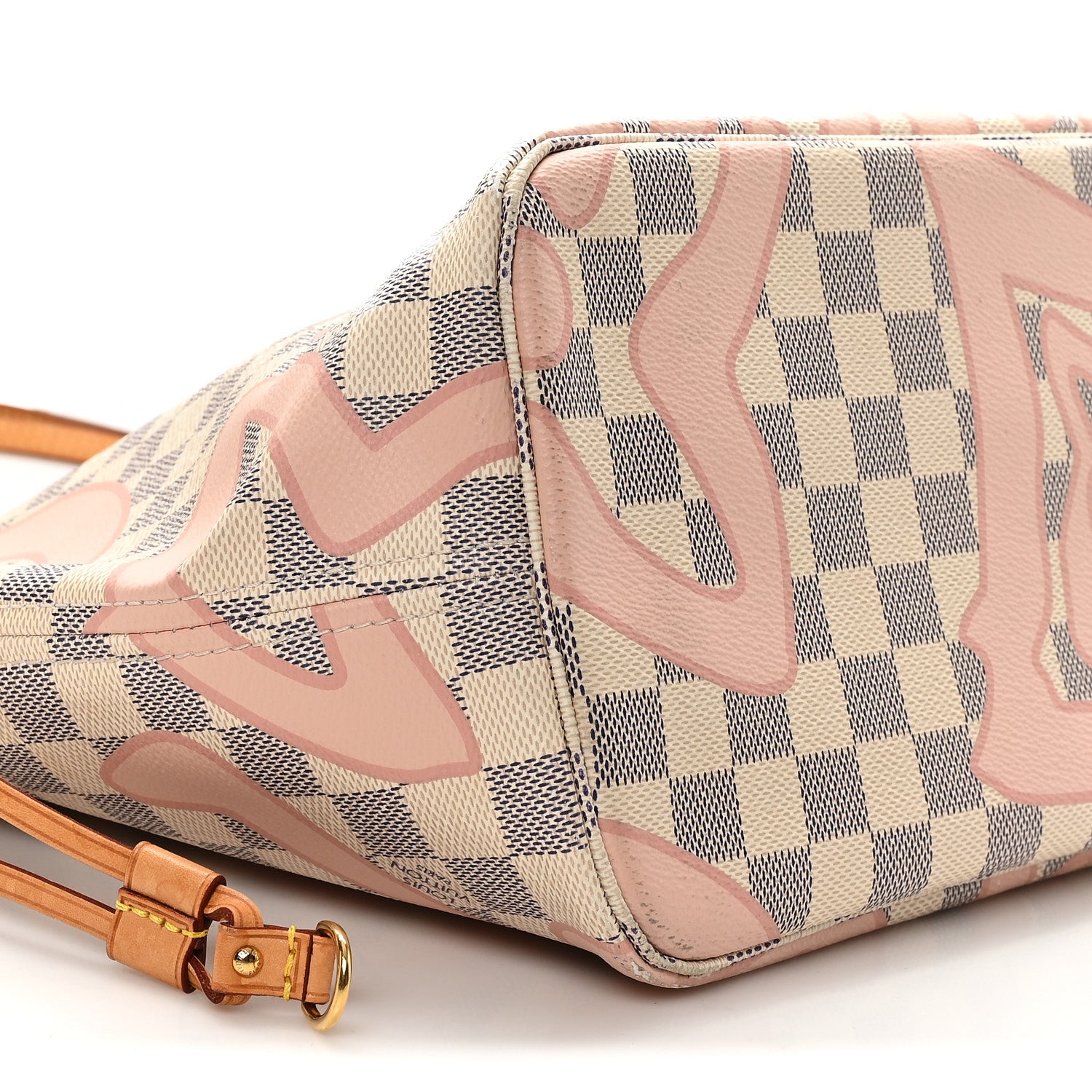 Louis Vuitton Damier Azur Tahitienne Neverfull MM 10 of 12