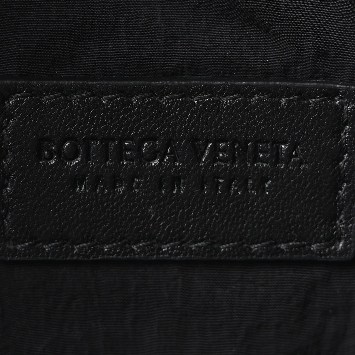 Nappa Intrecciato Dustbag Handle Black