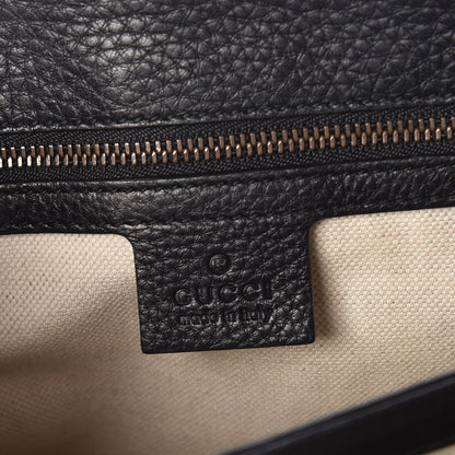 Gucci Cellarius Calfskin GG Marmont Shoulder Bag Black 8 of 9