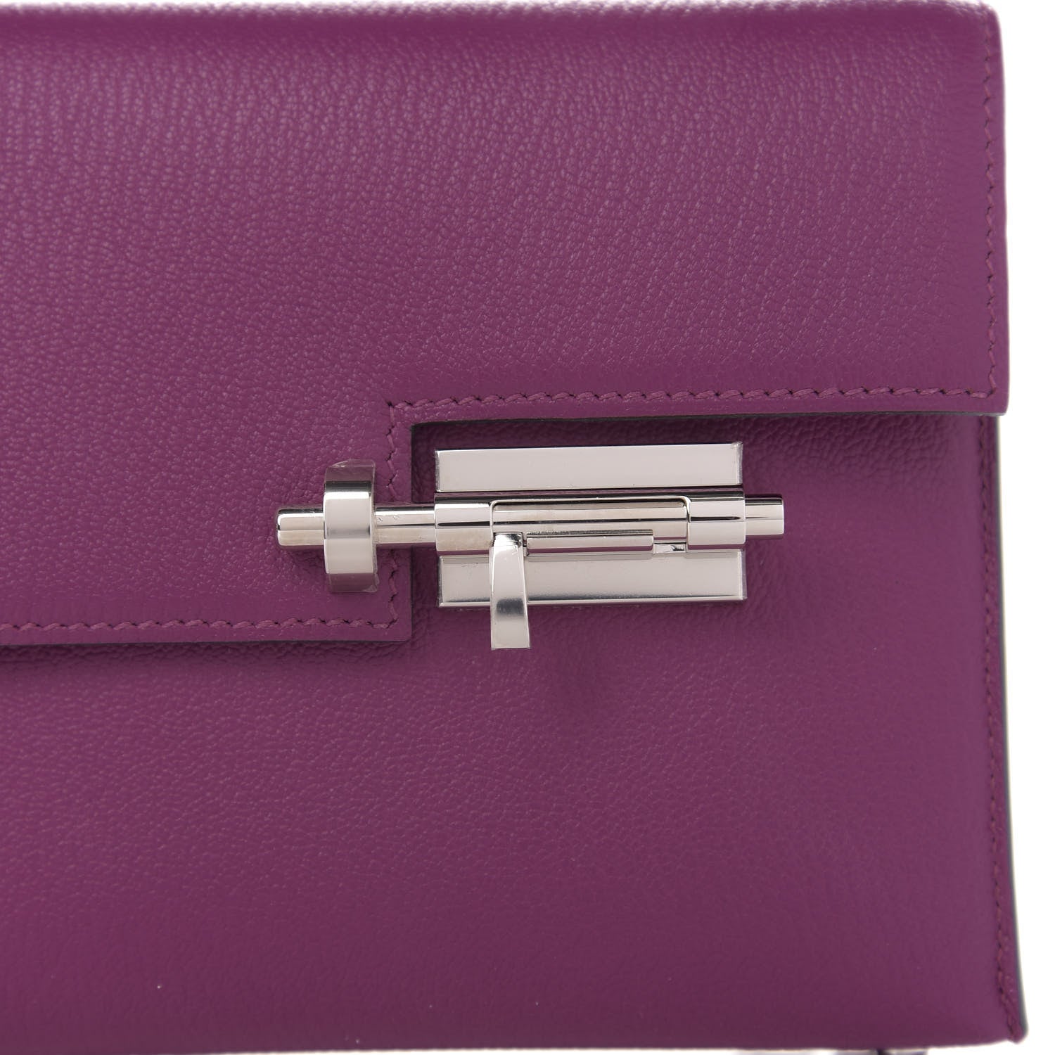 Hermes Chevre Chamkila Mini Verrou Chaine Bag Anemone 12 of 12
