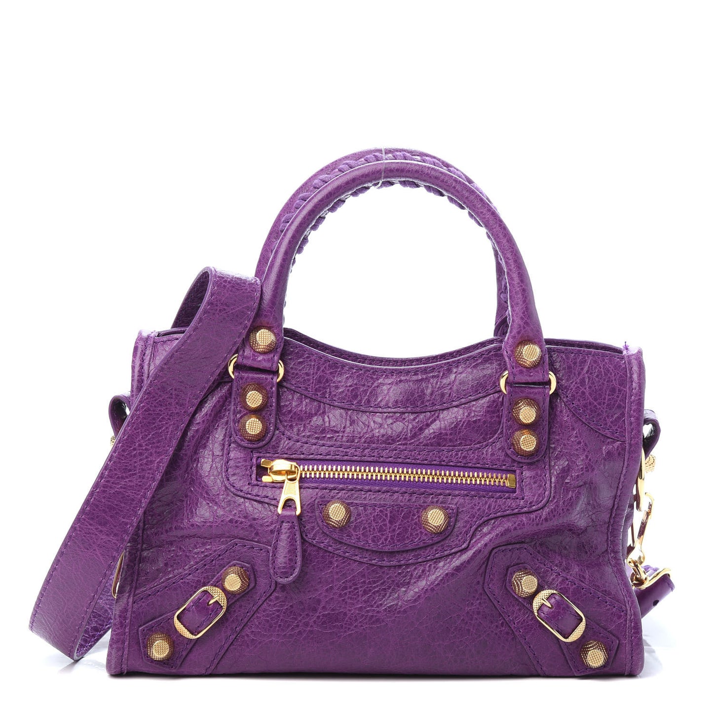 Agneau Giant 12 Gold Hardware Mini City Ultraviolet