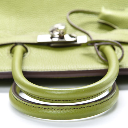 Hermes Togo Birkin 35 Vert Anis 9 of 37