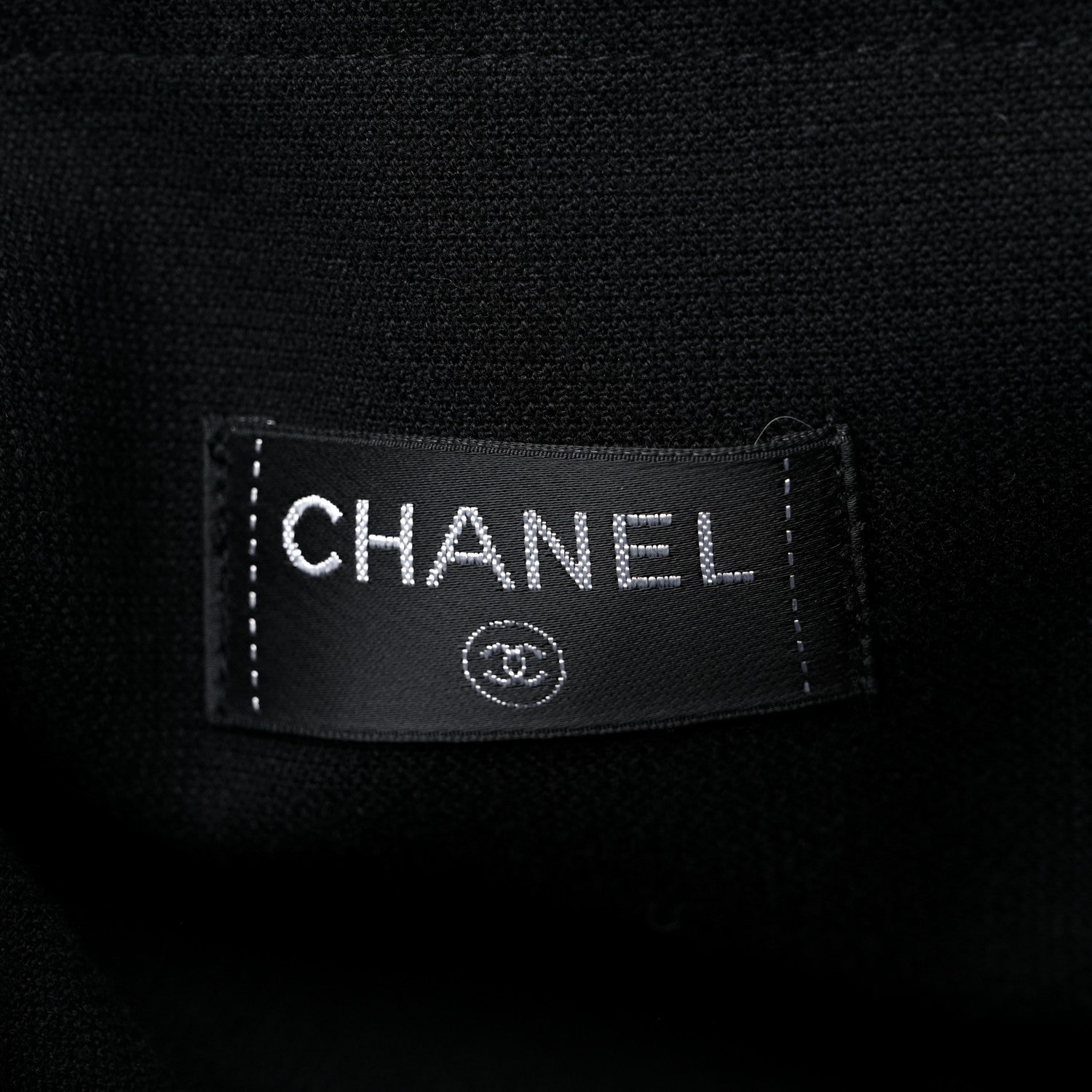 Chanel Terry Cotton CC Beach Tote Towel Set Black 7 of 12
