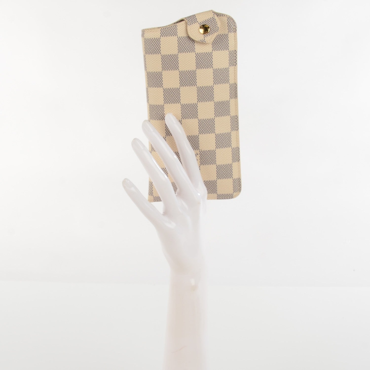 Louis Vuitton Damier Azur Sunglasses Case MM 2 of 7