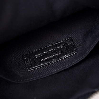 Saint Laurent Calfskin Matelasse Monogram Lou Camera Bag Granite 9 of 9