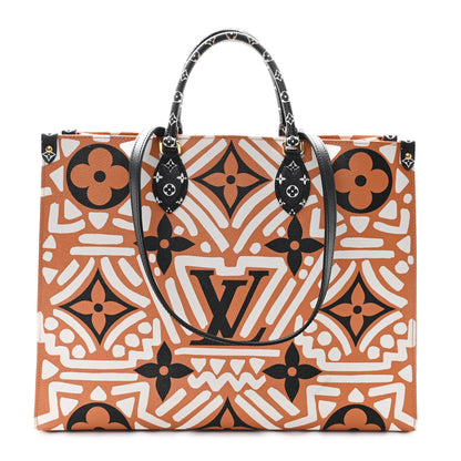 Louis Vuitton Monogram Giant Crafty Onthego GM Crème Caramel 1 of 10