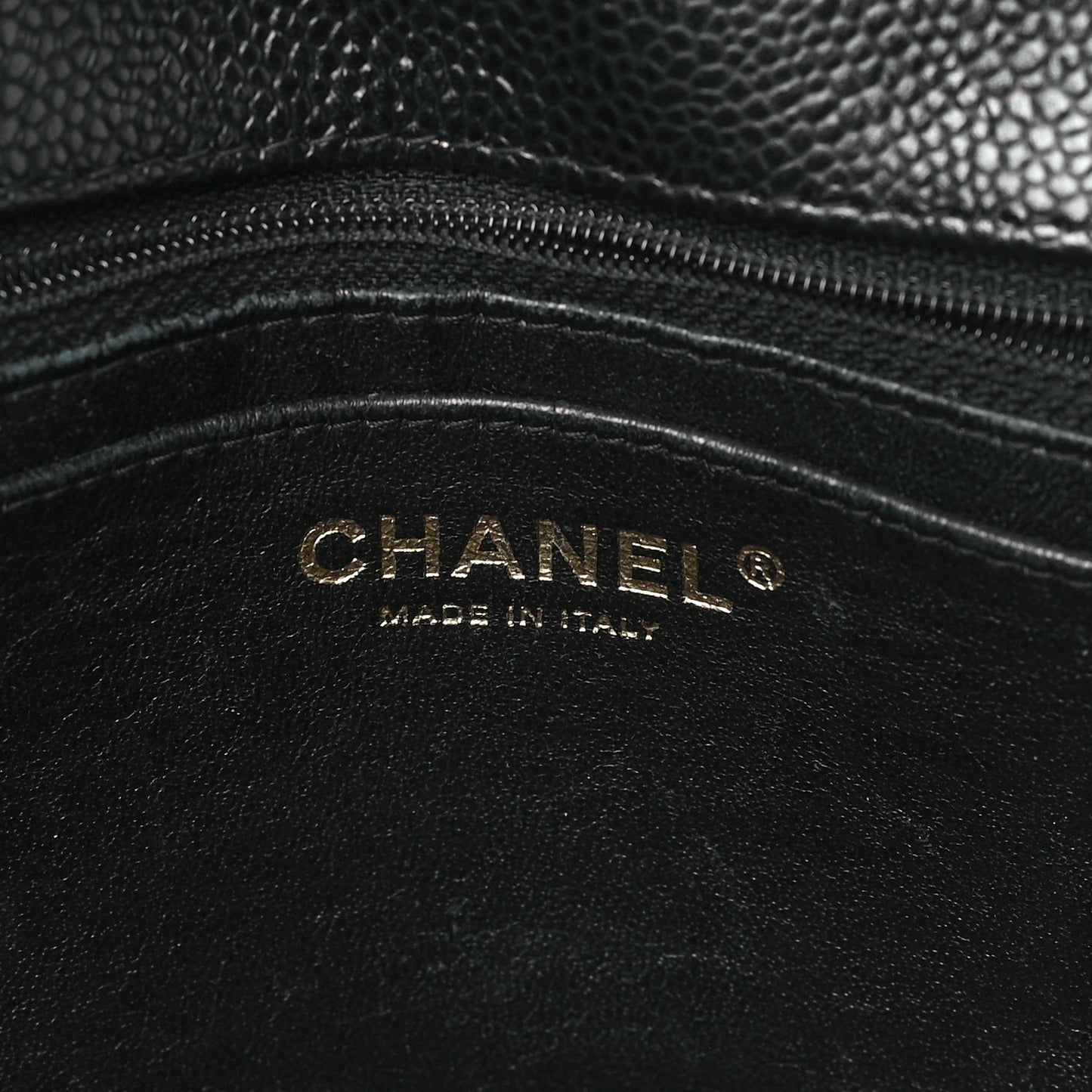 Caviar Quilted Jumbo Single Flap Black