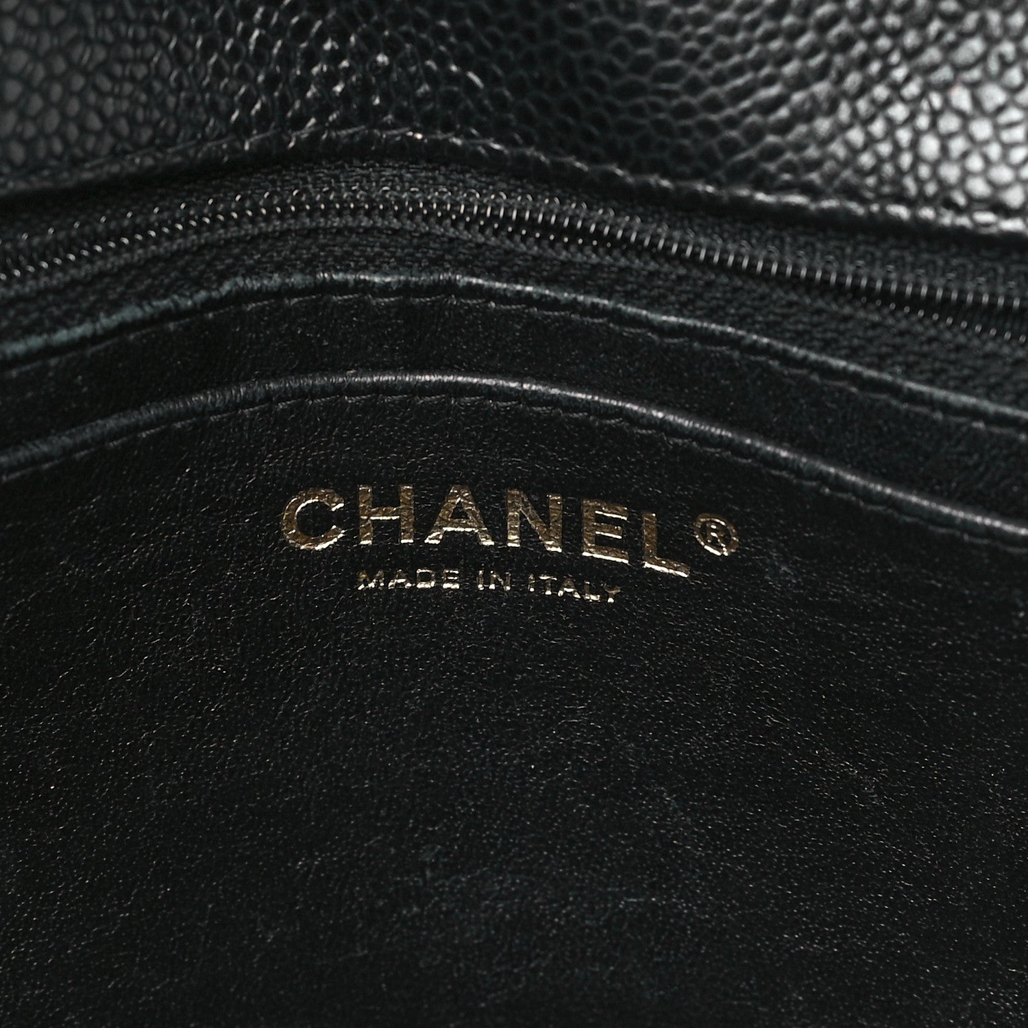 Chanel Caviar Quilted Jumbo Single Flap Black 6 of 10