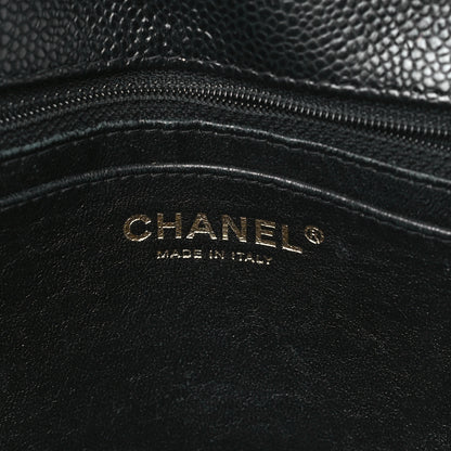 Chanel Caviar Quilted Jumbo Single Flap Black 6 of 10