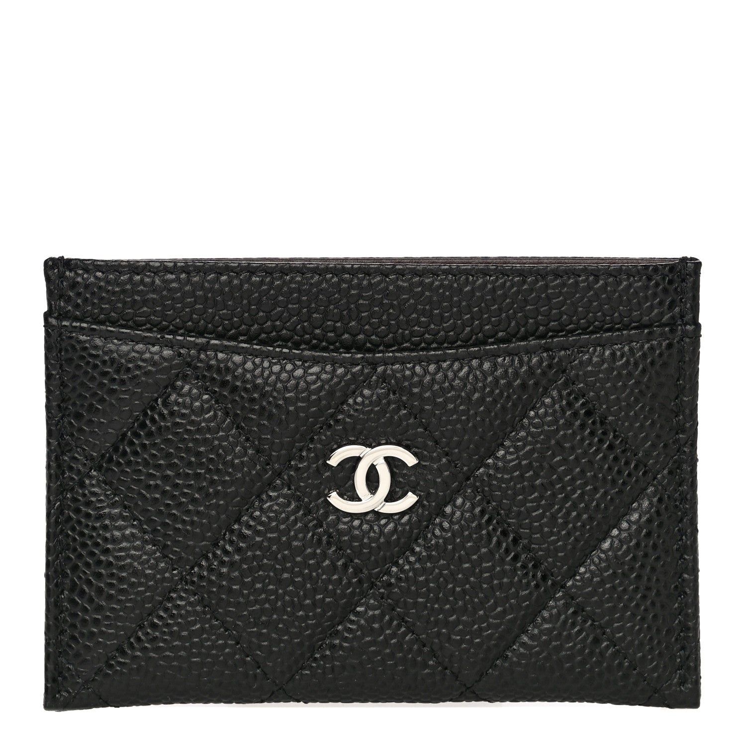 Chanel Caviar Quilted Card Holder Black 1 of 12