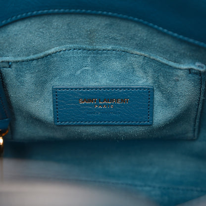 Saint Laurent Calfskin Baby Sac De Jour Indigo 8 of 13