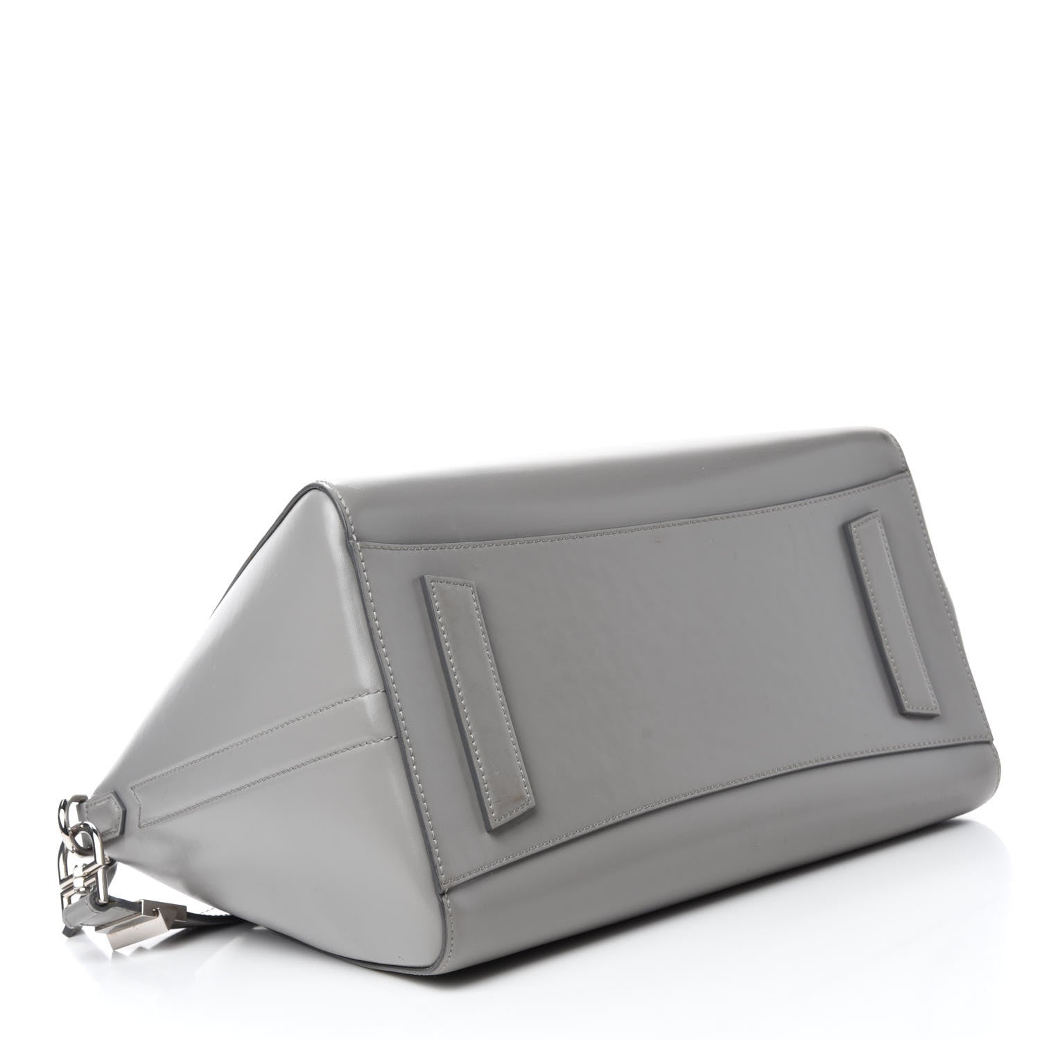 Givenchy Shiny Lord Calfskin Medium Antigona Pearl Grey 4 of 14