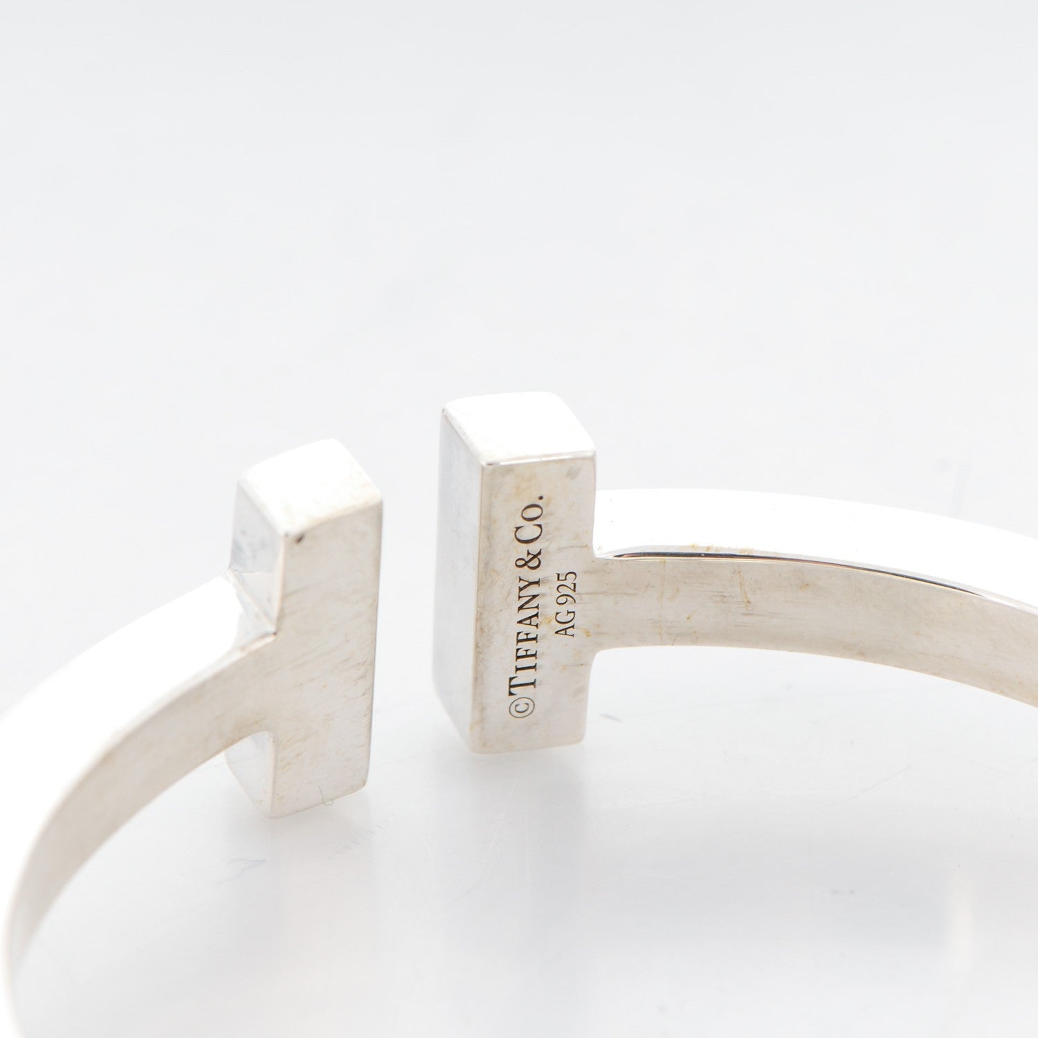 Tiffany Sterling Silver T Square Bracelet 4 of 6