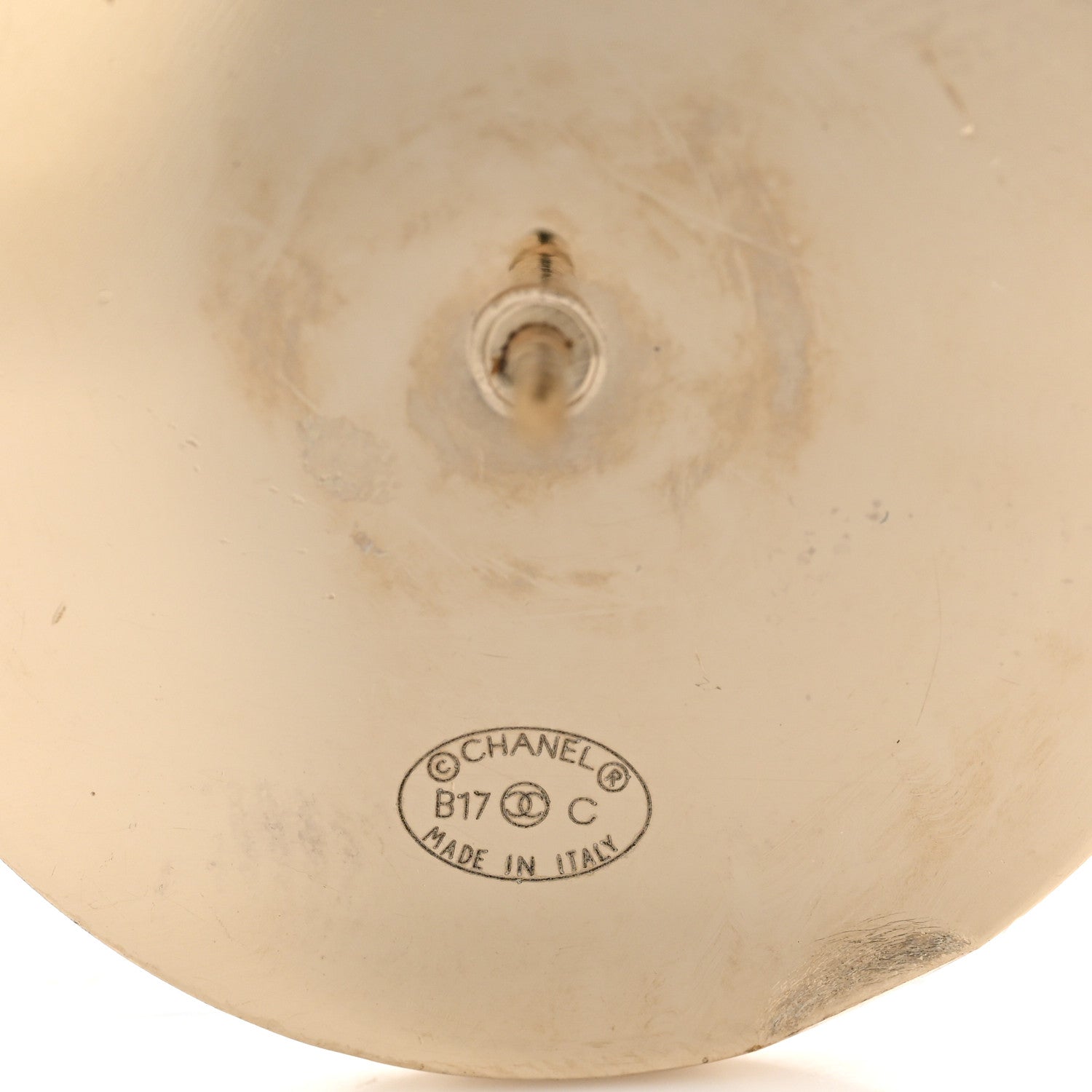 Chanel Enamel Rue Cambon CC Pin Brooch Blue Red Gold 3 of 4