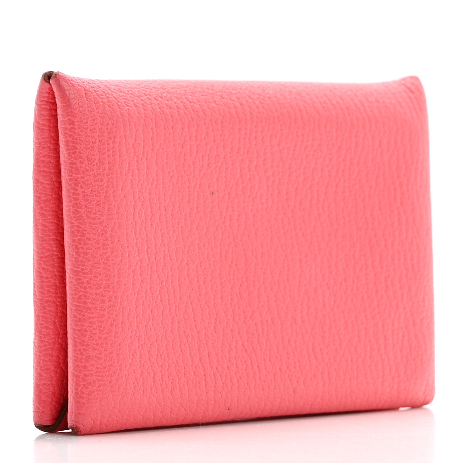 Hermes Chevre Mysore Calvi Card Case Rose Lipstick 2 of 11