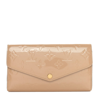 Louis Vuitton Vernis Sarah Wallet NM Dune 1 of 9
