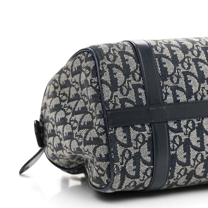 Christian Dior Monogram Boston Navy Blue 8 of 12