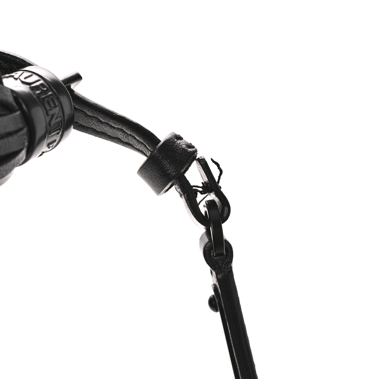 Saint Laurent SAINT LAURENT Calfskin Matelasse Monogram Monochrome Lou Camera Bag Black 16 of 16