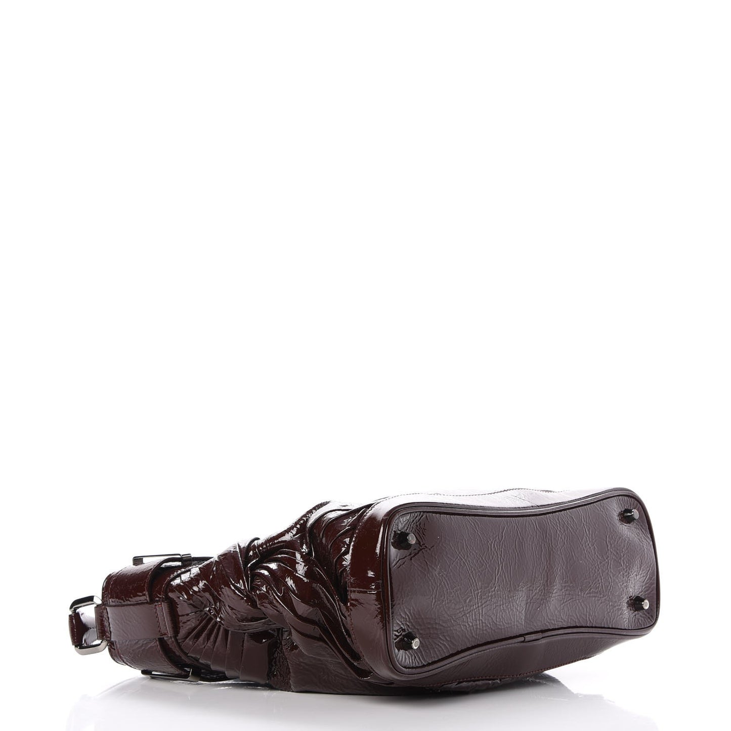 Patent Small Healy Knot Hobo Plum