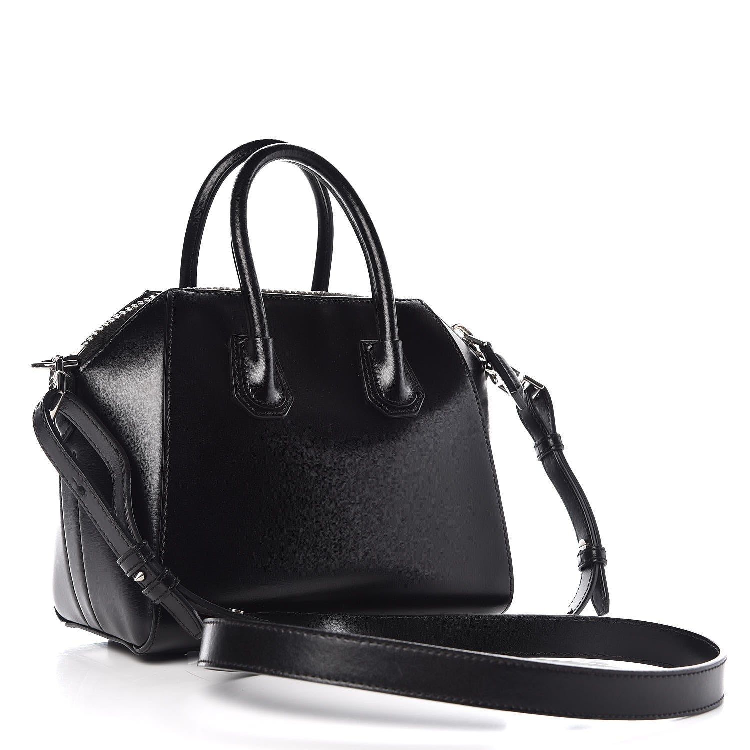 Givenchy Shiny Lord Calfskin Mini Antigona Black 4 of 11