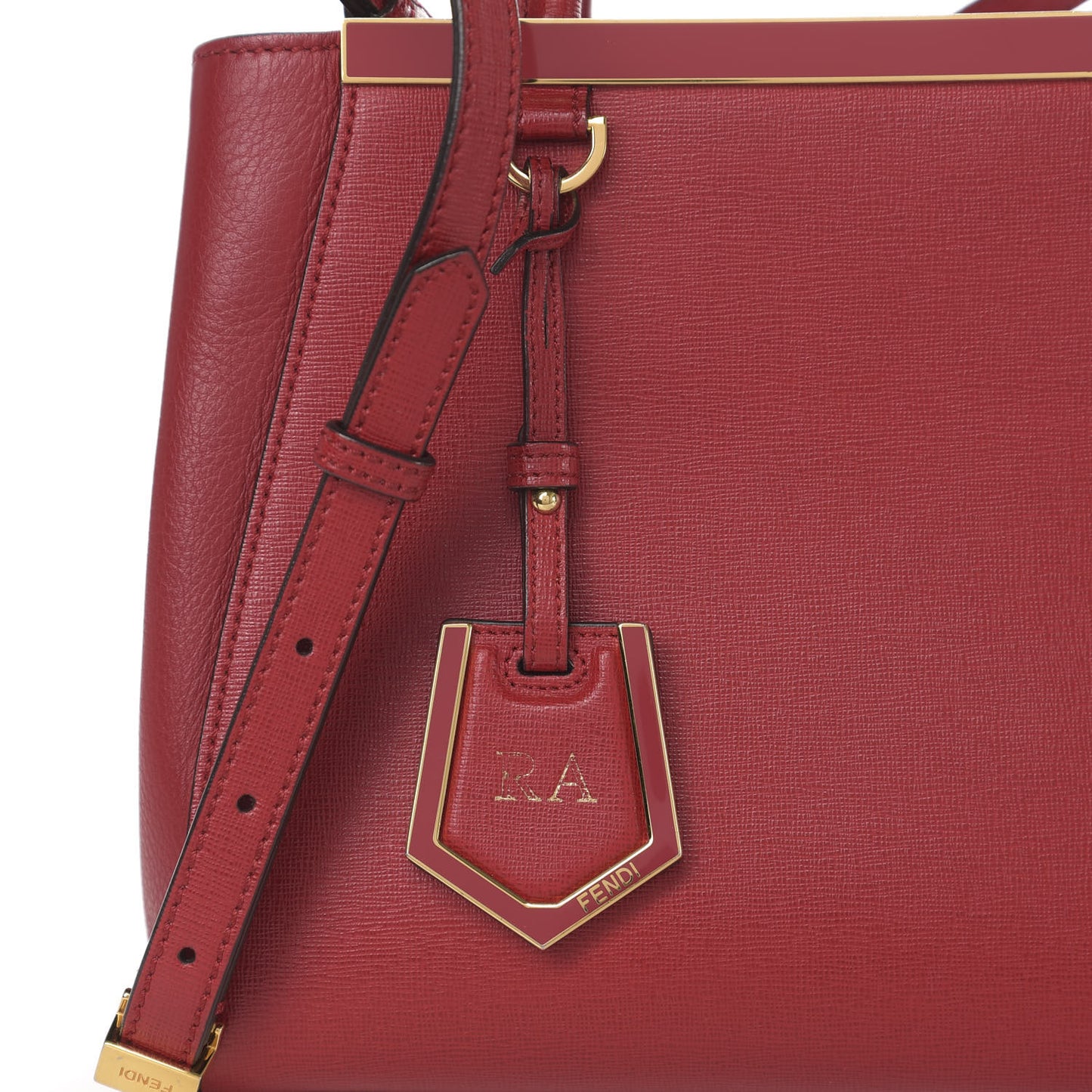 Vitello Elite Flamingo Petite 2Jours Tote Mattone