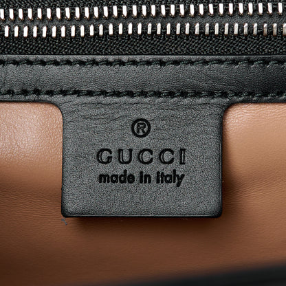 Gucci Calfskin Snakeskin Small Lilith Top Handle Bag Black 6 of 11