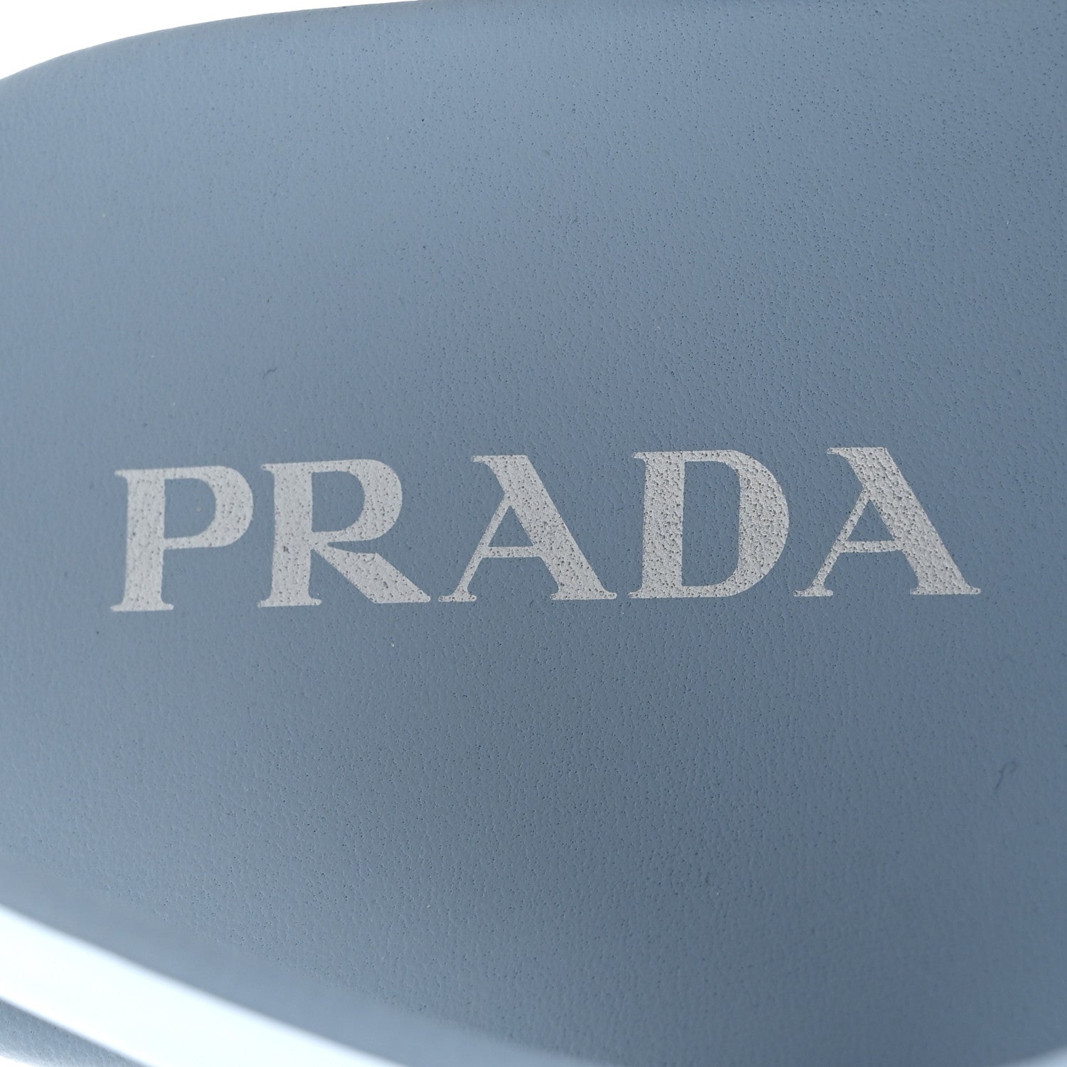 Prada Foam Rubber Metal Triangle Logo Cage Sandals 40 Cielo 8 of 10