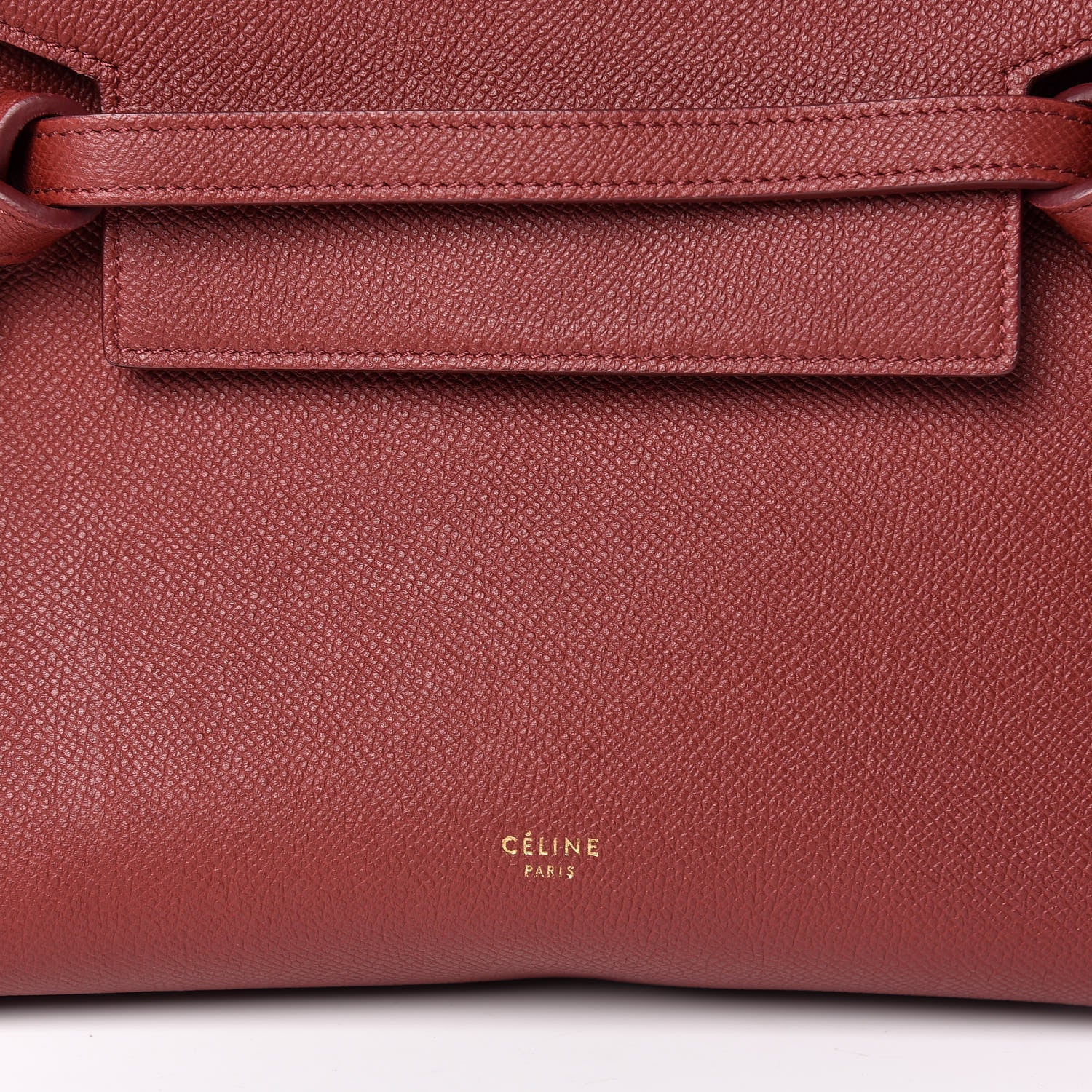 Celine Grained Calfskin Micro Belt Bag Light Burgundy 9 of 9