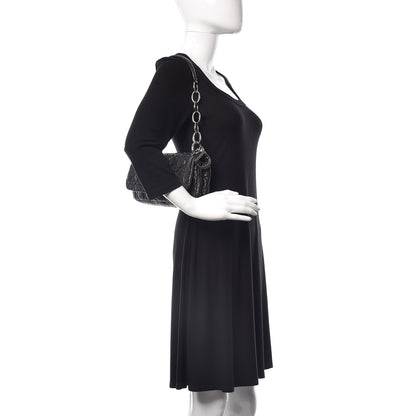 Christian Dior Lambskin Cannage Small Rendezvous Flap Black 2 of 11