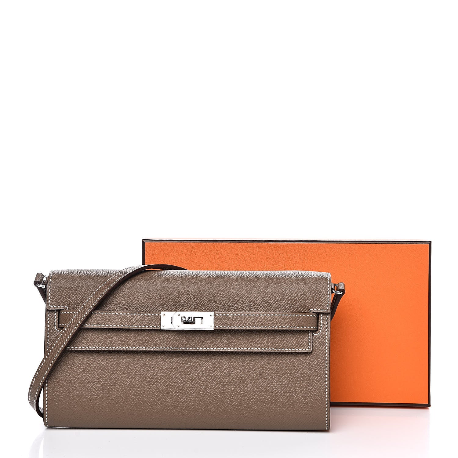 Hermes Epsom Kelly Wallet To Go Etoupe 9 of 9