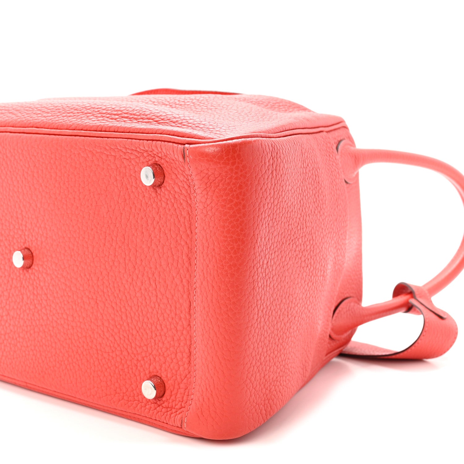 Hermes Taurillon Clemence Lindy 30 Rouge Pivoine 10 of 10