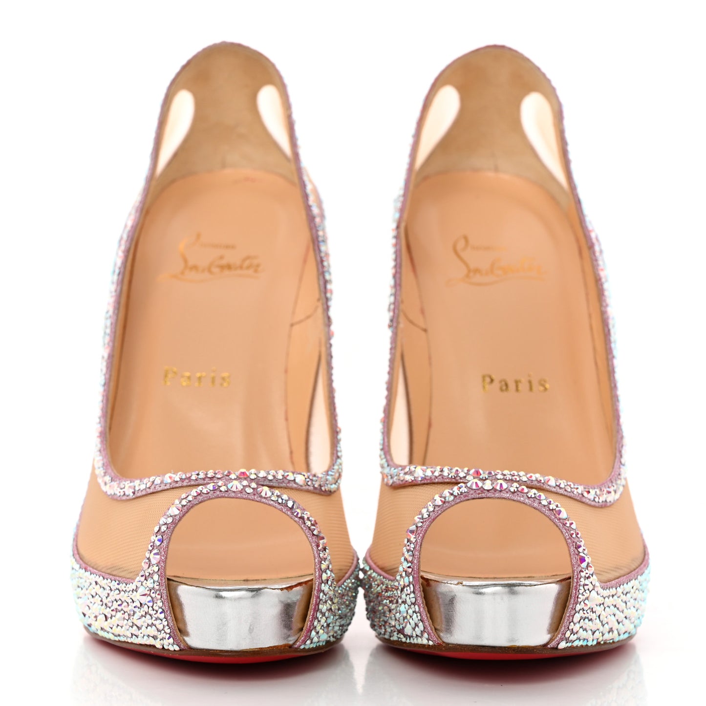 Crystal Strass Camilla 100 Pumps 37 Aurora Borea