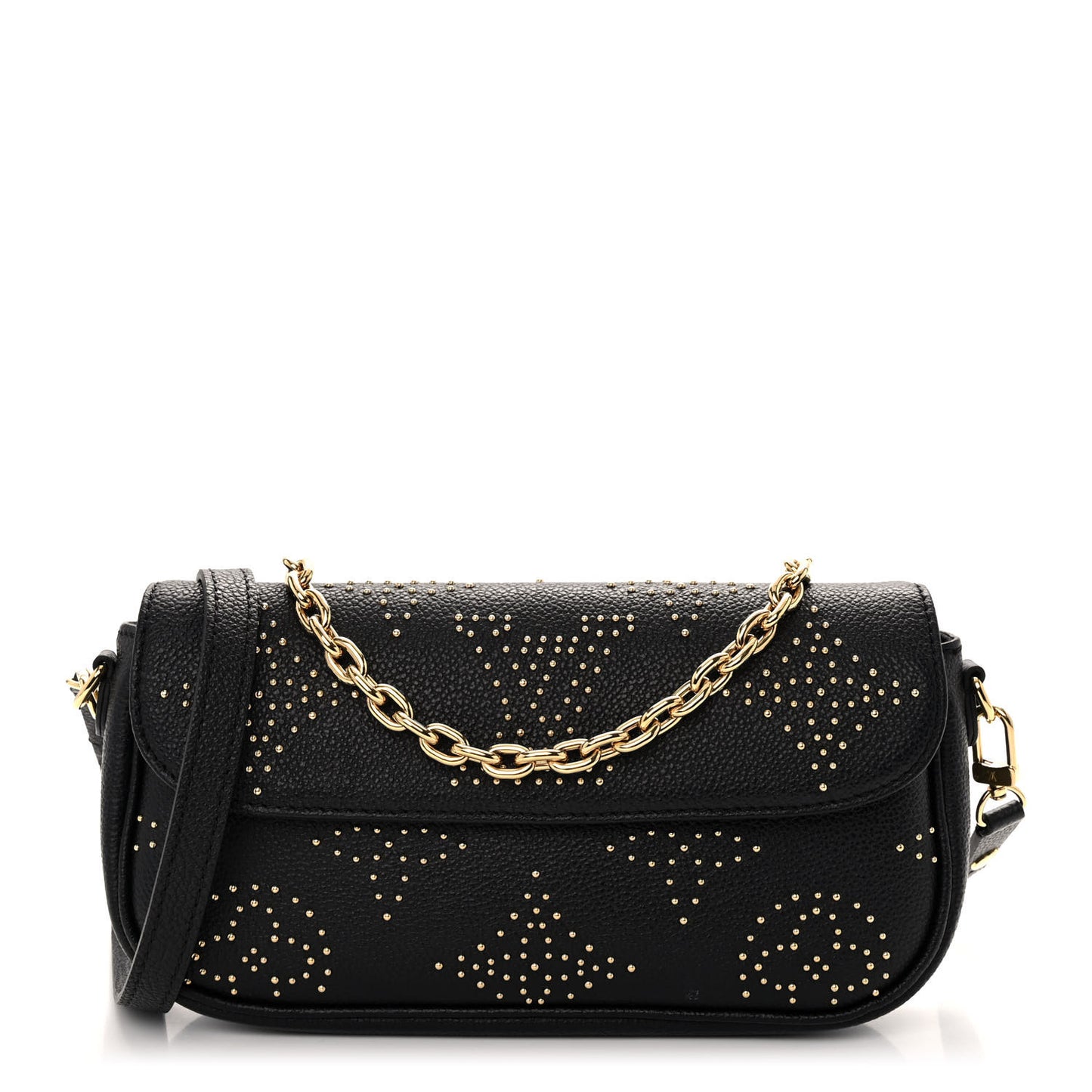 Empreinte Giant Studded Ivy Wallet On Chain Black