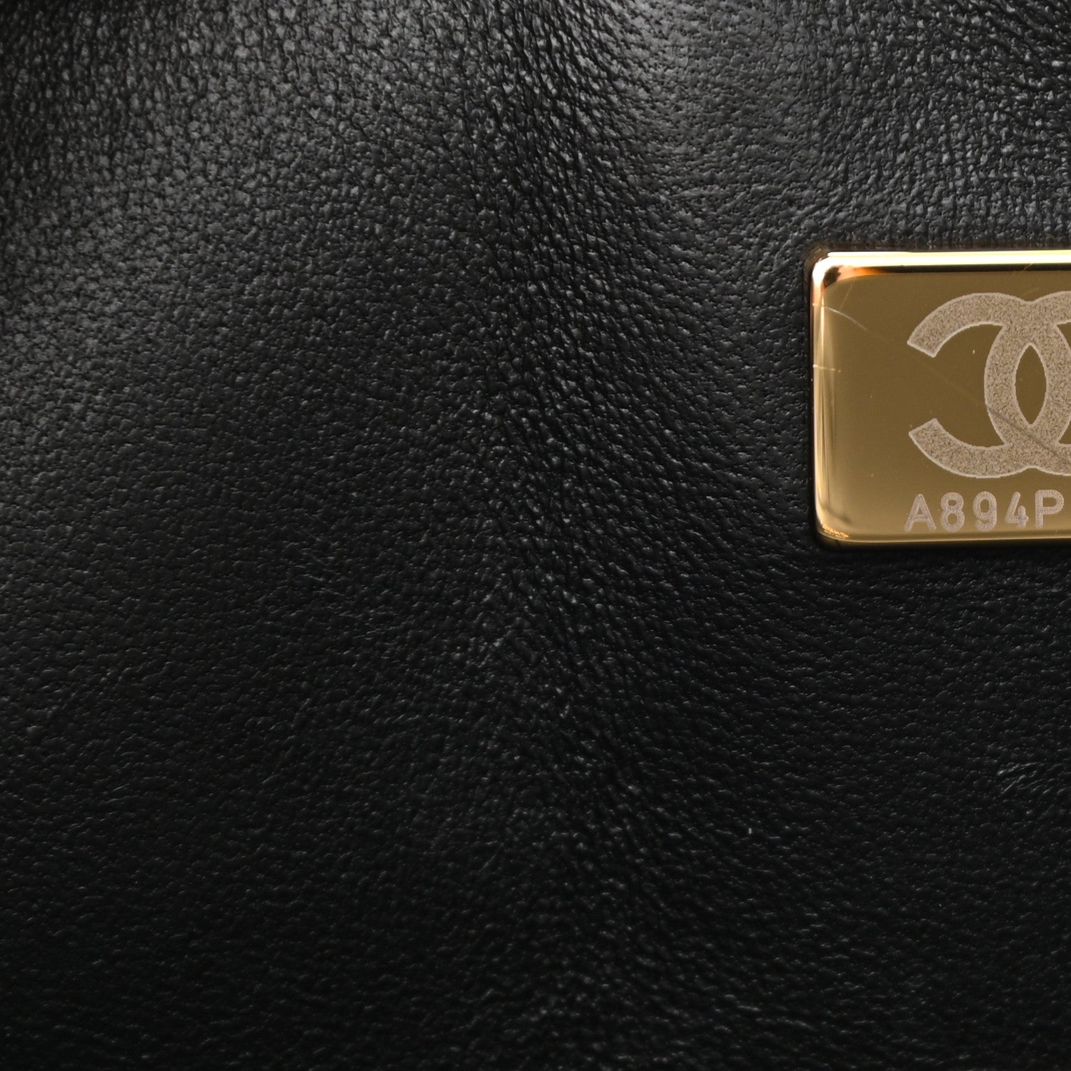 Chanel Lambskin Quilted Medium Double Flap Black 7 of 8
