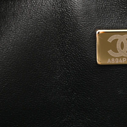 Chanel Lambskin Quilted Medium Double Flap Black 7 of 8