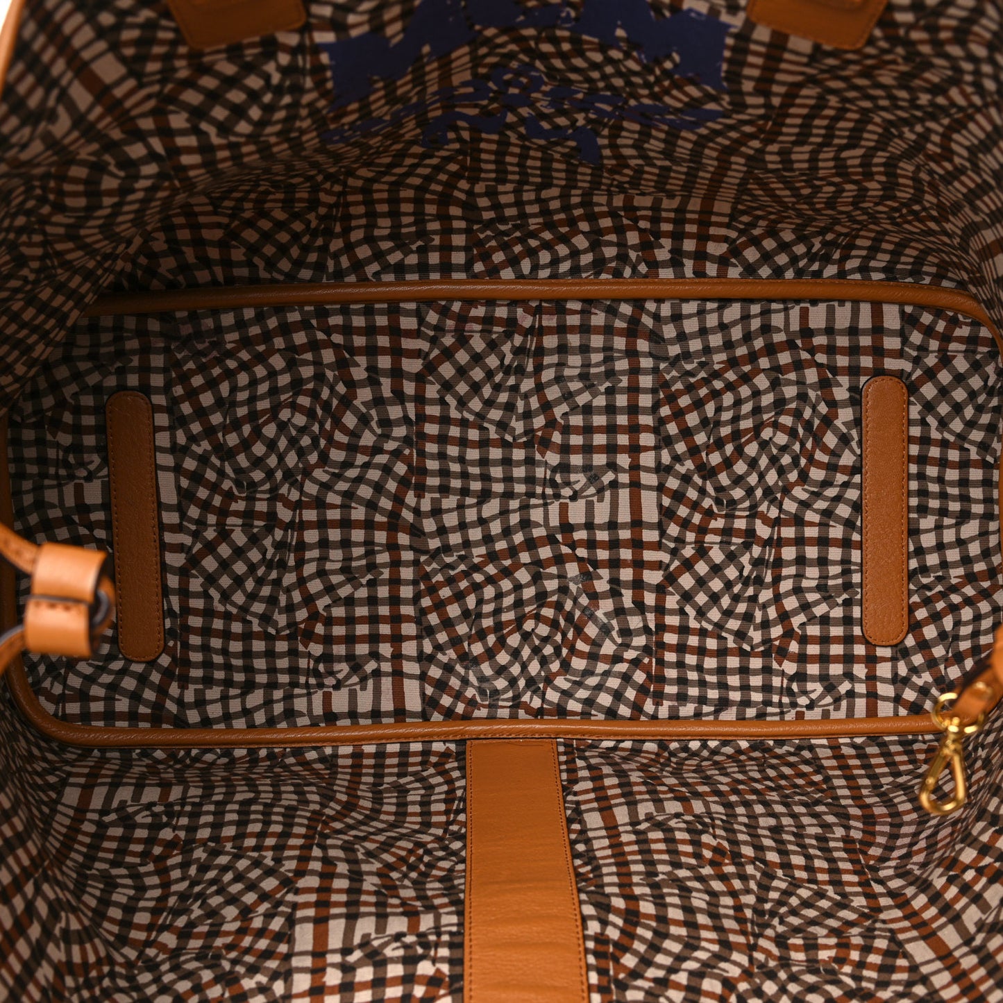Visetos Large Liz Reversible Shopper Tote Cognac