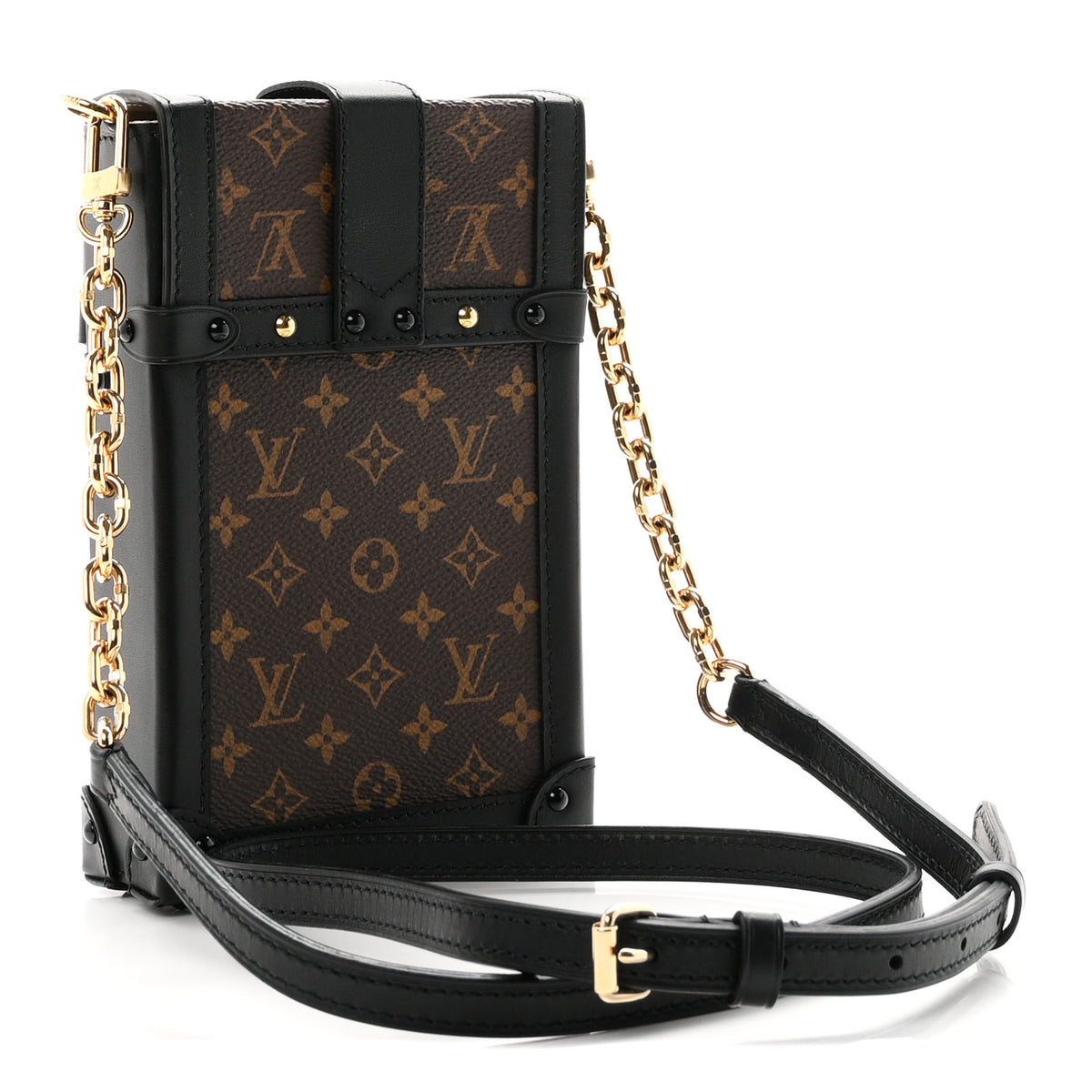 Monogram Pochette Trunk Verticale Black