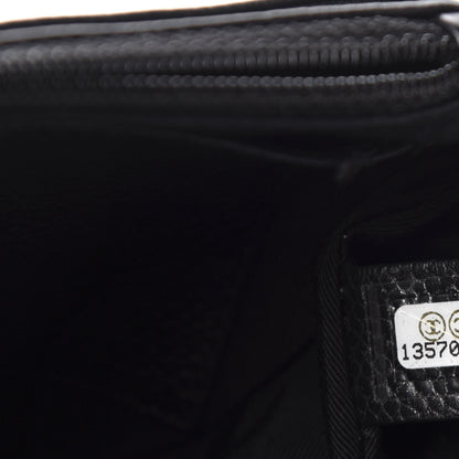 Chanel Caviar Half Moon Wallet On Chain WOC Black 10 of 12