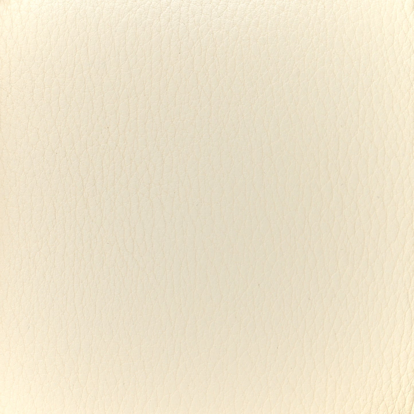 Grained Calfskin Medium Penelope Shoulder Bag White