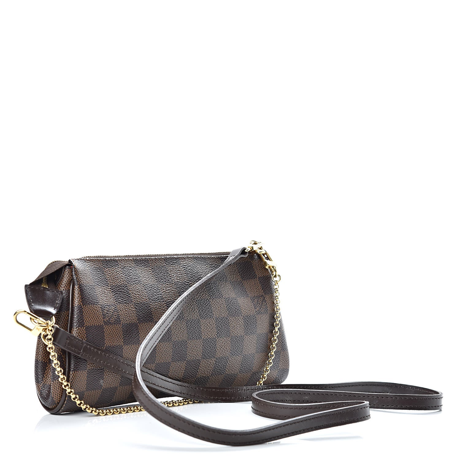 Louis Vuitton Damier Ebene Eva Clutch 3 of 10